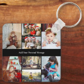 Porte-clés Concevez votre propre collection de photos 8 (Verso)