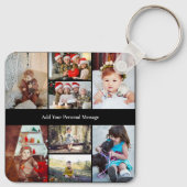 Porte-clés Concevez votre propre collection de photos 8 (Dos)