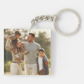 Porte-clés Concevez votre propre photo unique (Dos)