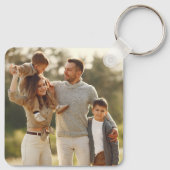 Porte-clés Concevez votre propre photo unique (Dos)