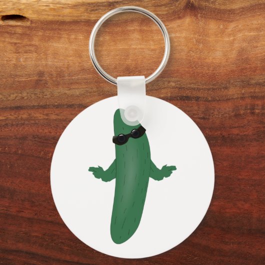 Porte-clés Concombre cool (Recto)