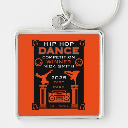 Porte-clés Concours de danse Hip hop (Devant)