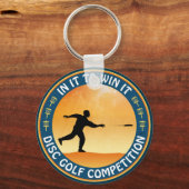 Porte-clés Concours de golf sur disque (Recto)