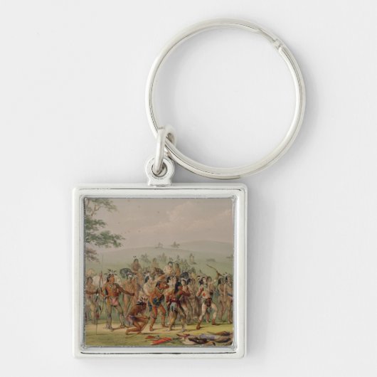 Porte-clés Concours de tir à l'arc de Mandan, c.1832 (Devant)
