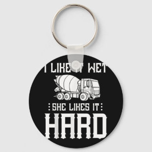 Porte-clés Concret Finisher Travailleur Cement Mixer Conducte