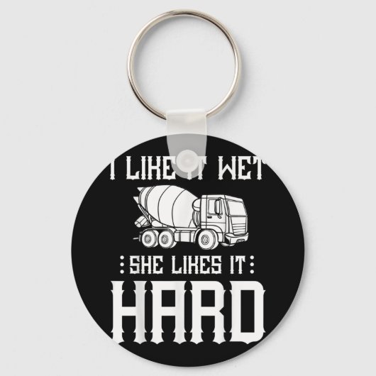 Porte-clés Concret Finisher Travailleur Cement Mixer Conducte (Recto)