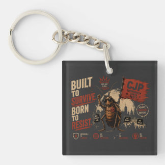 Porte-clés Conçu pour survivre, Né pour résister Graphique de
