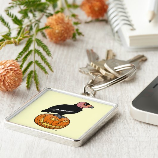 Porte-clés Condor de Californie Halloween (Côté)