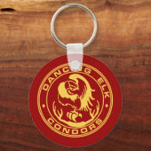 Porte-clés condors de wapitis dansants (Recto)