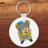 Porte-clés Conducteur de bus scolaire (Recto)