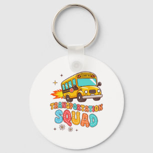 Porte-clés Conducteur de bus scolaire La vie Bus jaune Transp