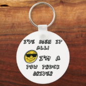 Porte-clés Conducteur de camion de remorque (Recto)