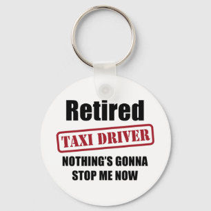 Porte-clés Conducteur de taxi à la retraite