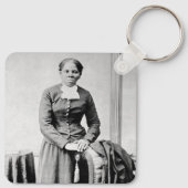 Porte-clés Conducteur Harriet Tubman Chemin de fer souterrain (Dos)