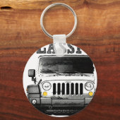 Porte-clés conduire la Jeep classique (Recto)
