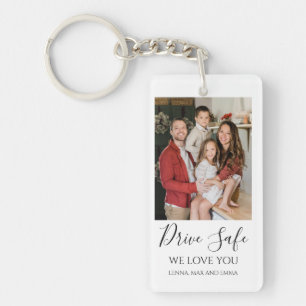 Porte-clés Conduite sécuritaire Photo personnalisée pour voit