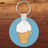 Porte-clés Cône de crème glacée (Recto)