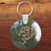 Porte-clés cône de pin (Recto)