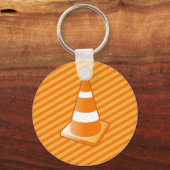 Porte-clés Cône de sécurité de la circulation (Recto)