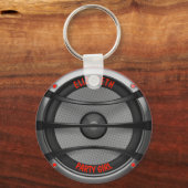 Porte-clés Conférencier de musique forte Dancing Party (Recto)