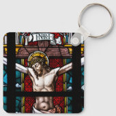 Porte-clés Confiance dans le seigneur Porte - clé de prière (Dos)