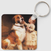 Porte-clés Confiance de Charles Burton Barber, Saint Bernard  (Dos)