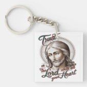 Porte-clés Confiance divine : Jésus encourage la confiance da (Devant)