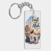 Porte-clés Confiance en Allah - Accessoire de foi (Devant gauche)