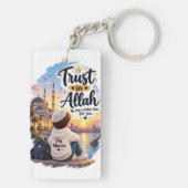 Porte-clés Confiance en Allah - Accessoire de foi (Dos)