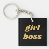 Porte-clés Confident Leader Stylish Text Keychain (Devant)
