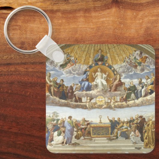 Porte-clés Conflit du Saint Sacrement, Raphael Sanzio (Recto)