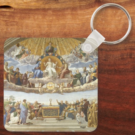 Porte-clés Conflit du Saint Sacrement, Raphael Sanzio (Verso)