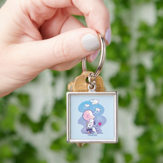 Porte-clés Confort et sécurité | Charlie & Snoopy Hug (main)