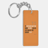 Porte-clés confucius citation motivationnelle inspiration ora (Devant gauche)