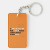 Porte-clés confucius citation motivationnelle inspiration ora (Dos)