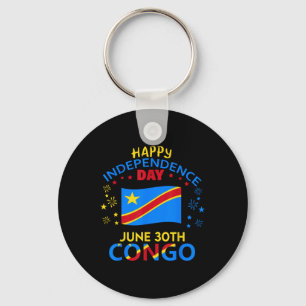 Porte-clés Congo 65e anniversaire de l'indépendance Fierté co