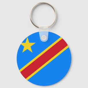 Porte-clés Congo - Drapeau République démocratique du Congo