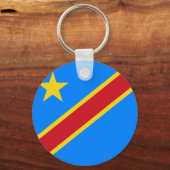 Porte-clés Congo - Drapeau République démocratique du Congo (Recto)