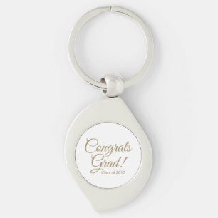 Porte-clés Congrats de la classe d'or coutume année élégante