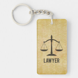 Porte-clés Congrats d'études de droit Échelle de la justice