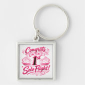 Porte-clés Congrats on your 1st solo flight (Devant)