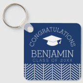 Porte-clés Congratulations Graduate - Party CAN EDIT COLOR (Recto)