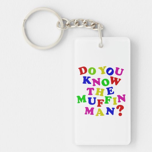 Porte-clés Connais-tu le Muffin Man ? (Devant)