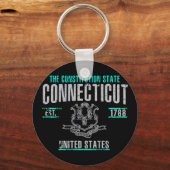 Porte-clés Connecticut (Recto)