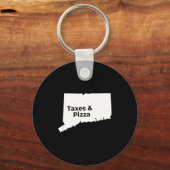 Porte-clés Connecticut Taxes &amp; Connecticut Zza  (Recto)