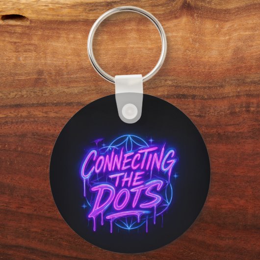 Porte-clés Connecting the Dots Neon Keychain  (Verso)