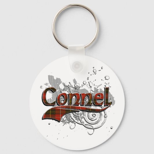 Porte-clés Connel Tartan Grunge (Recto)