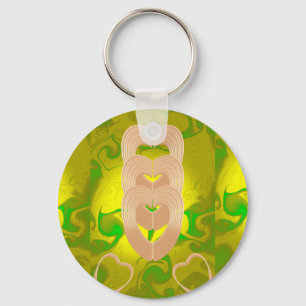 Porte-clés connexion coeur