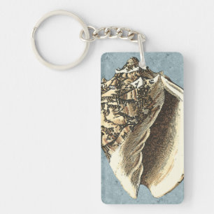 Porte-clés Conque délavée Shell
