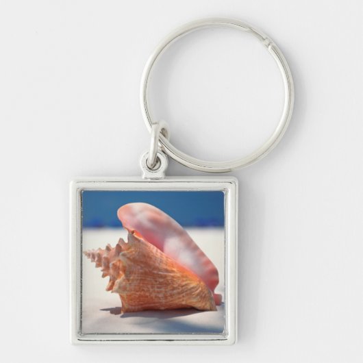 Porte-clés Conque Shell sur la plage 2 (Devant)
